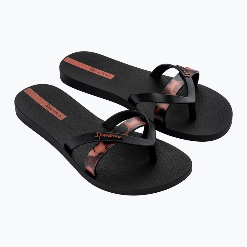 Ipanema Kirei Chic schwarz/braune Kachel Damen Flip Flops
