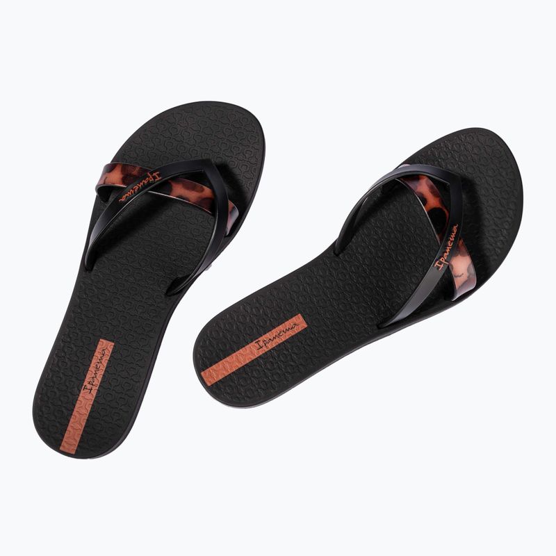 Ipanema Kirei Chic schwarz/braune Kachel Damen Flip Flops 3
