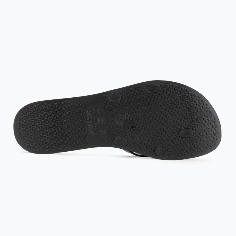 Ipanema Kirei Chic schwarz/braune Kachel Damen Flip Flops 4