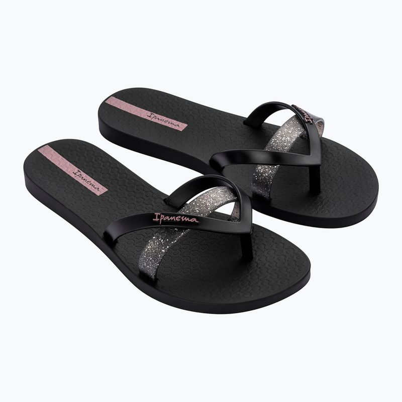 Ipanema Kirei Chic schwarz/glitter/violett Damen Flip Flops