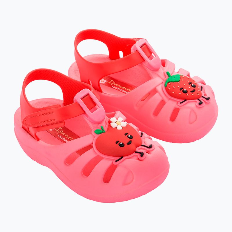 Ipanema Sommer XIV Baby dunkelrosa/rote Sandalen