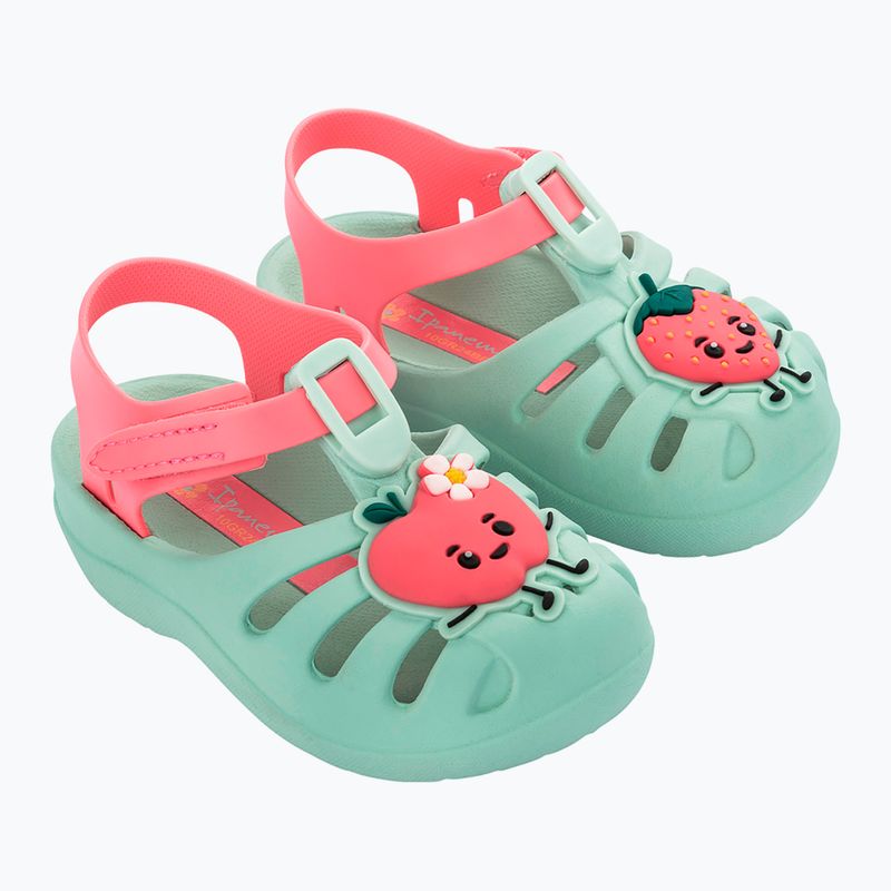 Ipanema Sommer XIV Baby grün/rosa Sandalen