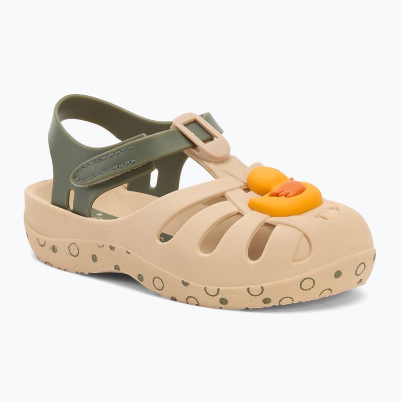 Ipanema Summer XV Baby Sandalen hellbeige/grün/gelb