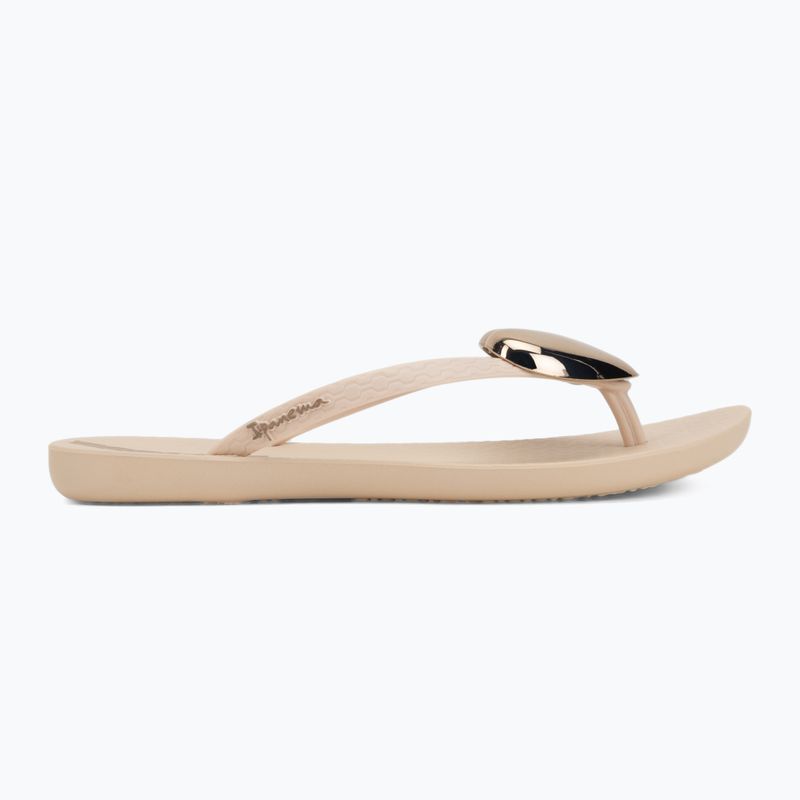 Damen Zehentrenner Ipanema Maxi Fashion beige/gold 2