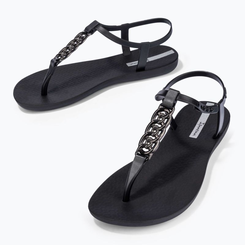 Ipanema Class Chain Damen Sandalen schwarz/dunkelgrau 10