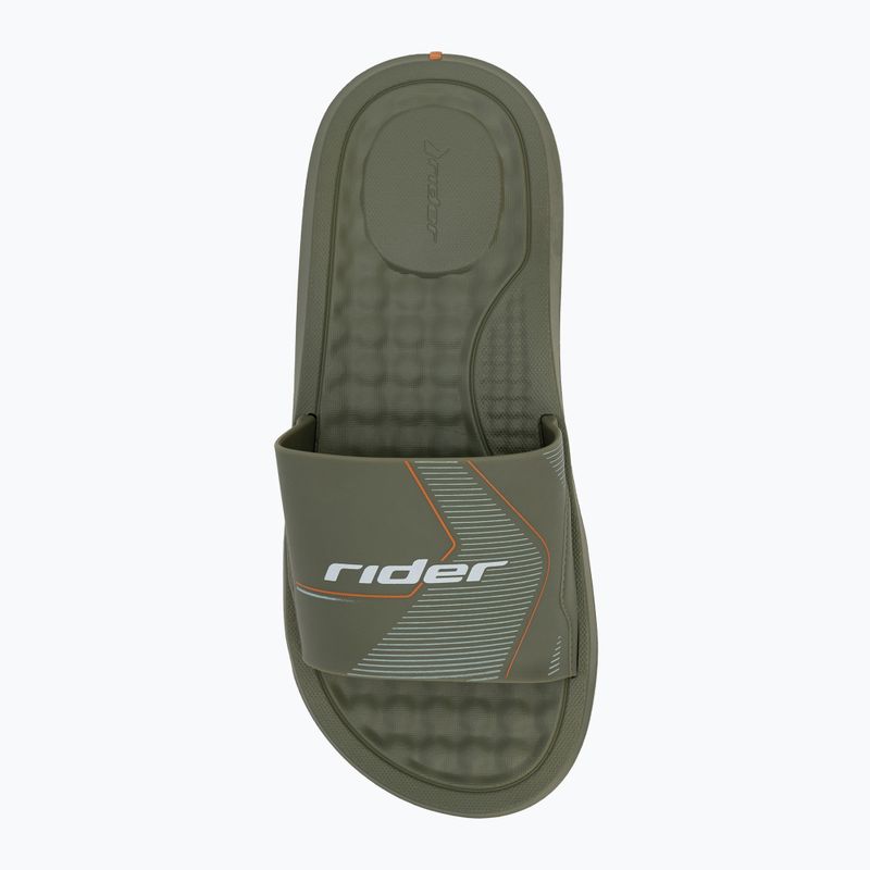 RIDER Step Slide grün/grün/weiß Herren-Flip-Flops 5