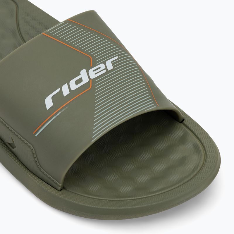 RIDER Step Slide grün/grün/weiß Herren-Flip-Flops 7
