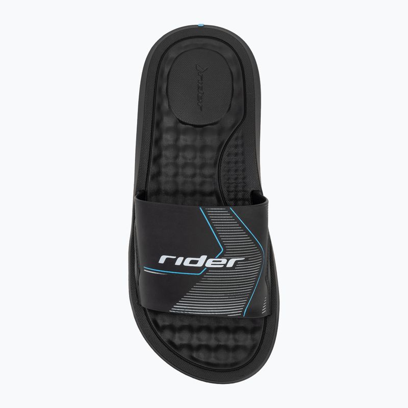 RIDER Step Slide schwarz/schwarz/weiß Herren-Flip-Flops 5