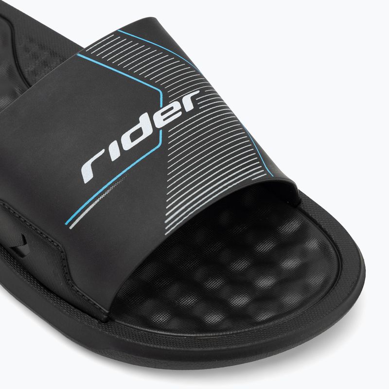 RIDER Step Slide schwarz/schwarz/weiß Herren-Flip-Flops 7
