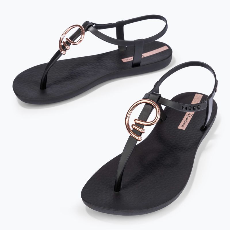 Damen Ipanema Class Stylische schwarz/gold/rosa Sandalen 3