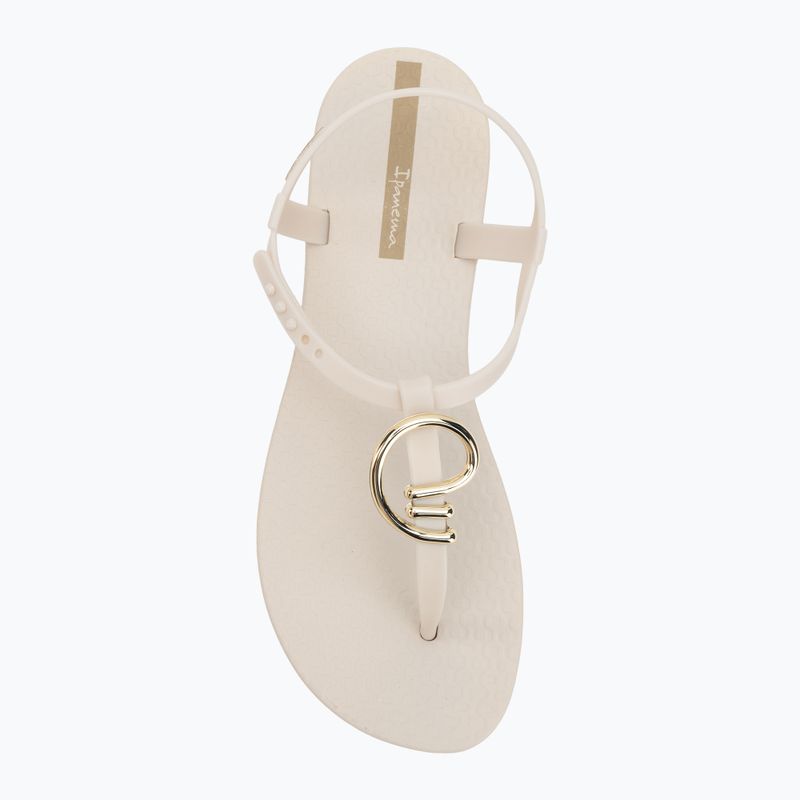 Damen Ipanema Class Stilvolle beige/goldene Sandalen 5