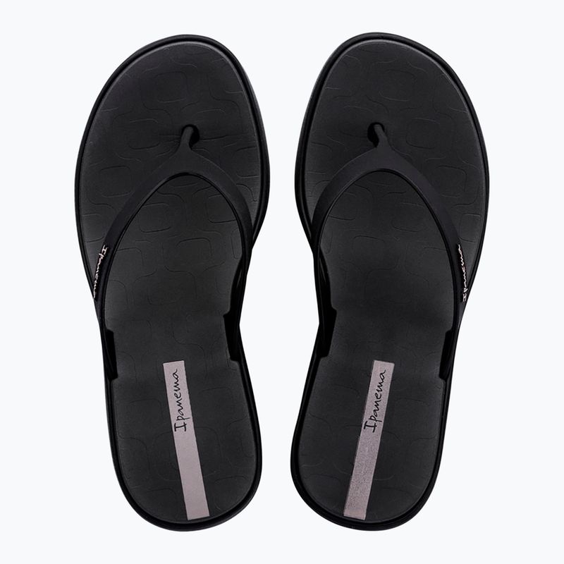 Ipanema High Fashion II Damen Flip Flops schwarz/schwarz/beige 2