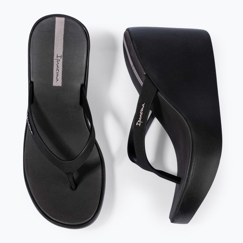 Ipanema High Fashion II Damen Flip Flops schwarz/schwarz/beige 3