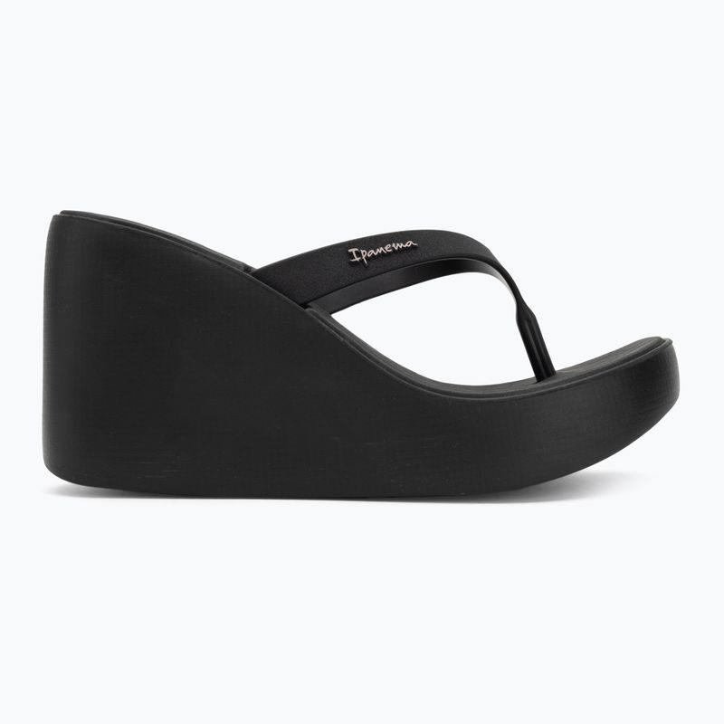 Ipanema High Fashion II Damen Flip Flops schwarz/schwarz/beige 2