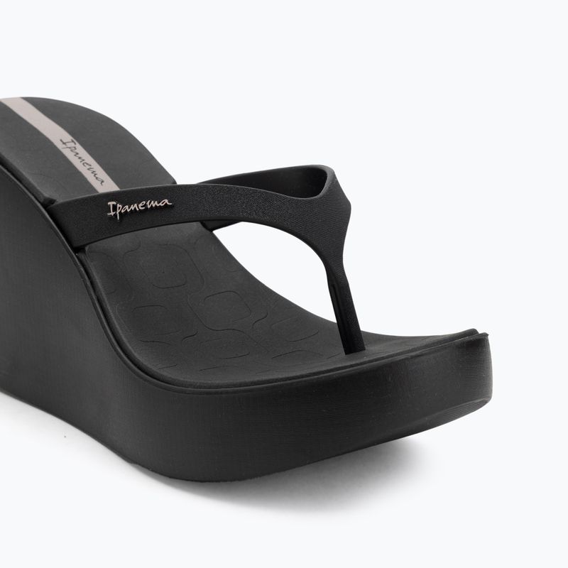 Ipanema High Fashion II Damen Flip Flops schwarz/schwarz/beige 7