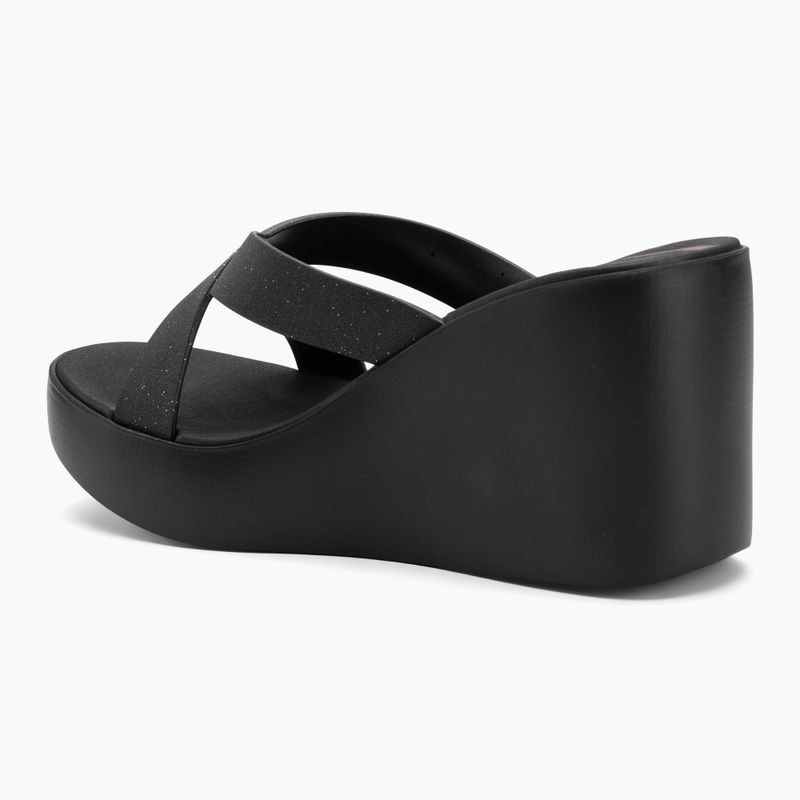 Ipanema High Fashion II Slide Damen schwarz/glitter schwarz/lila Flip-Flops 3