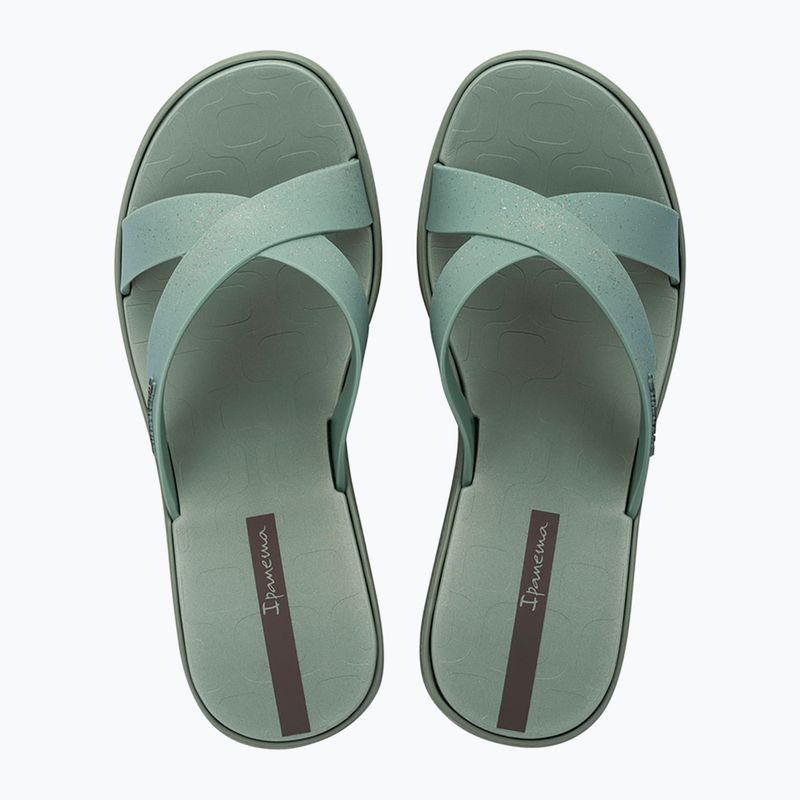 Ipanema High Fashion II Slide Damen grün/glitter grün/grau Flip-Flops 2