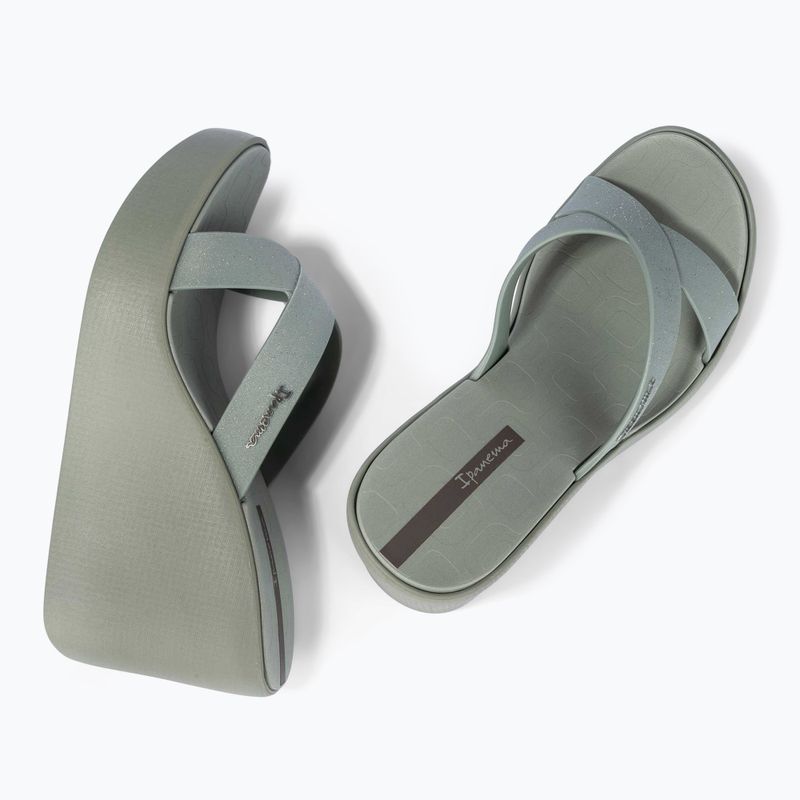 Ipanema High Fashion II Slide Damen grün/glitter grün/grau Flip-Flops 3
