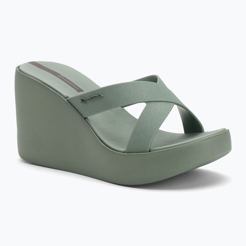 Ipanema High Fashion II Slide Damen grün/glitter grün/grau Flip-Flops