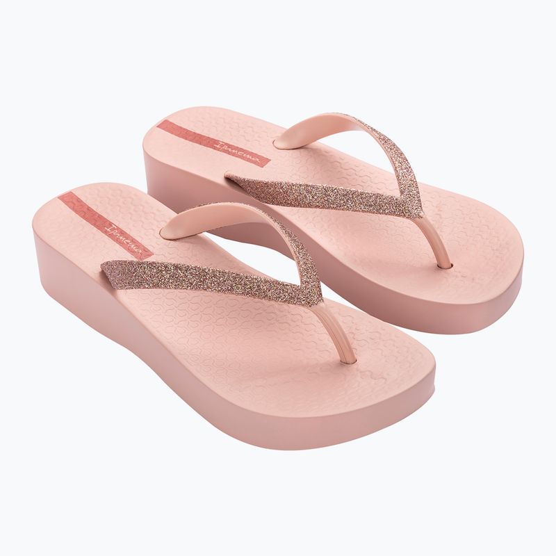 Damen Ipanema Mesh Chic Plat rosa/glitter rosa Flip Flops