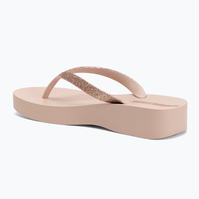 Damen Ipanema Mesh Chic Plat rosa/glitter rosa Flip Flops 3