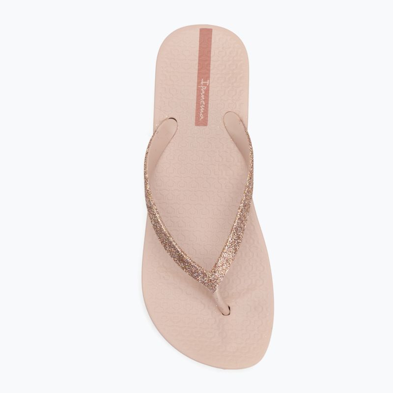 Damen Ipanema Mesh Chic Plat rosa/glitter rosa Flip Flops 5