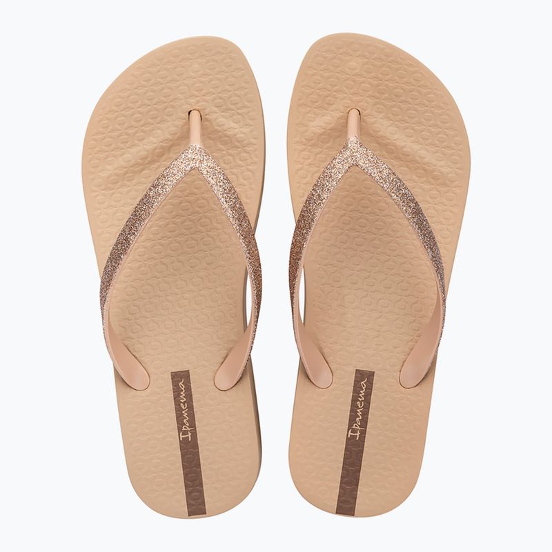 Ipanema Damen Flip Flops Mesh Chic Plat beige/glitter beige 2