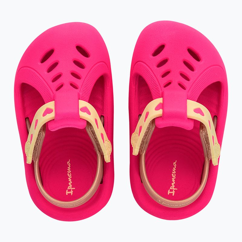 Ipanema Little Baby rosa/goldene Sandalen 2