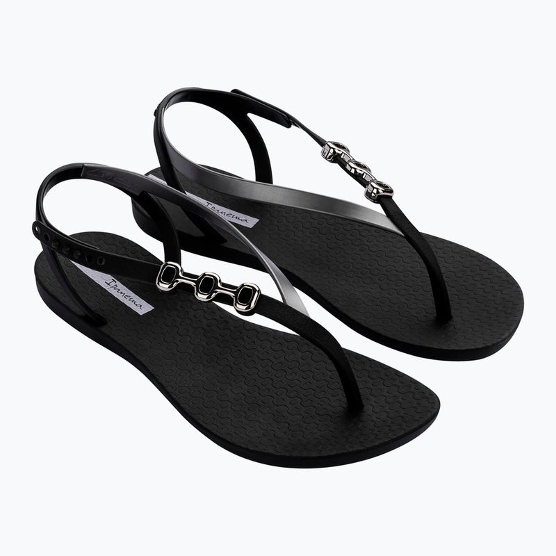 Ipanema Damen Sandale Rio schwarz/silber