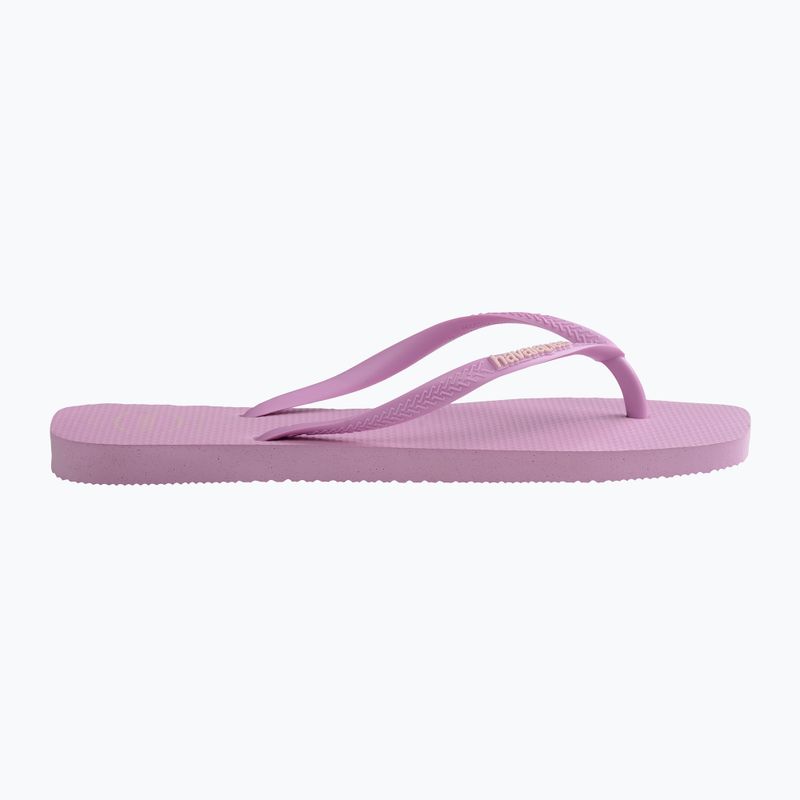 Havaianas Damen Square Logo Flip Flops Pop Up frisch lavendel 9