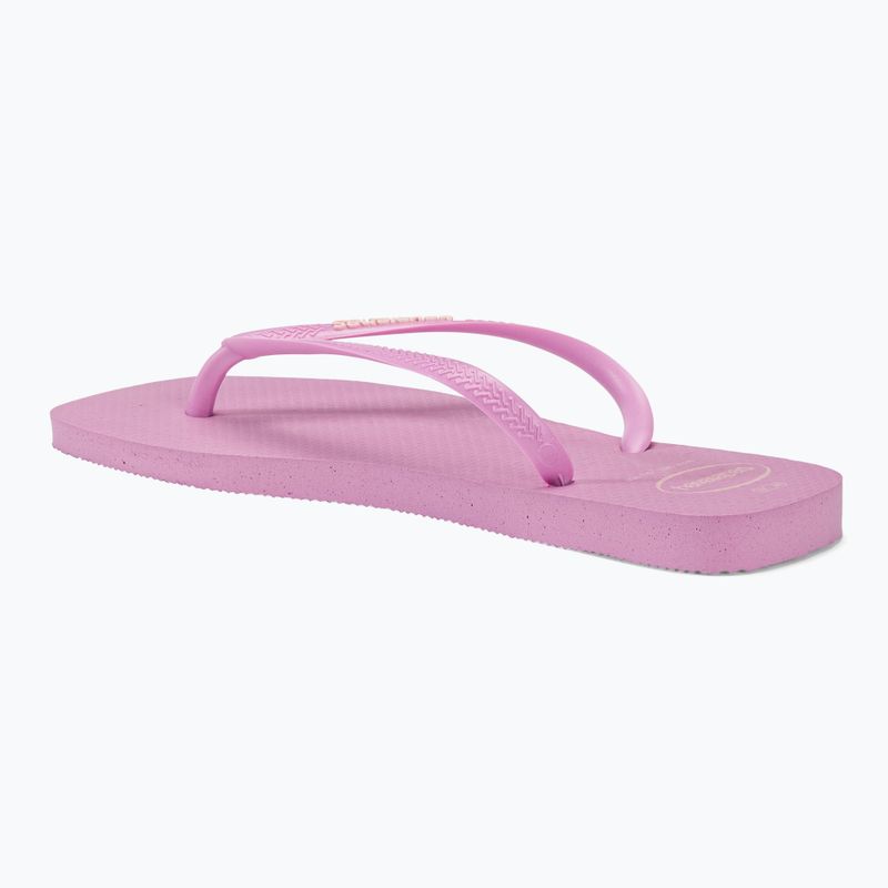 Havaianas Damen Square Logo Flip Flops Pop Up frisch lavendel 3