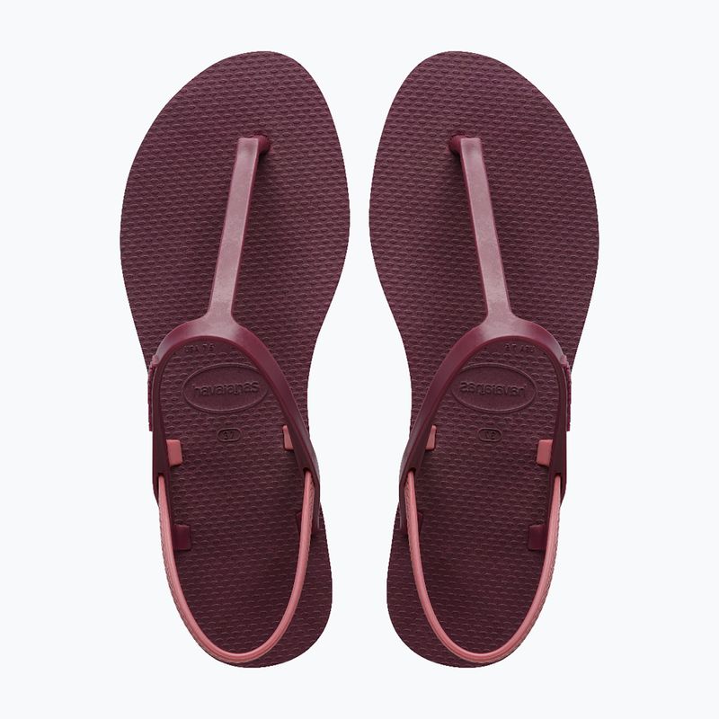 Damen Sandalen Havaianas Paraty RJ lila Erde 3