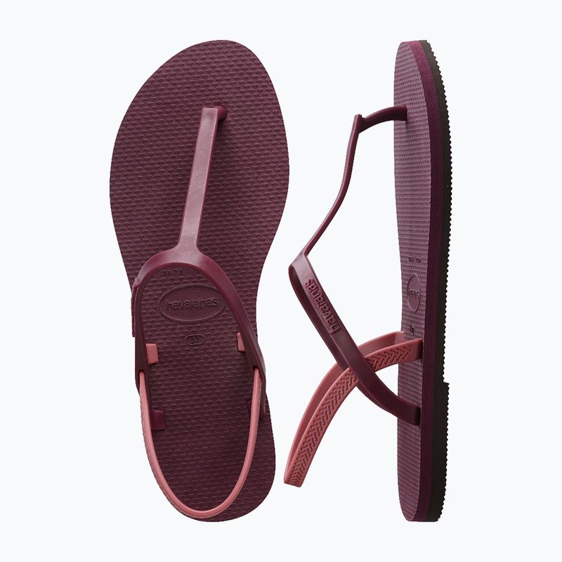 Damen Sandalen Havaianas Paraty RJ lila Erde 4