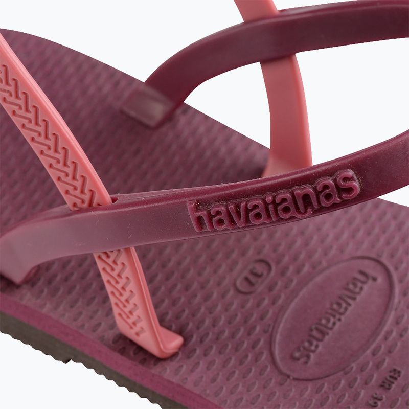 Damen Sandalen Havaianas Paraty RJ lila Erde 5