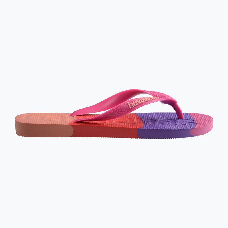 Havaianas Top Logomania Colors II rosa flux flip flops 9