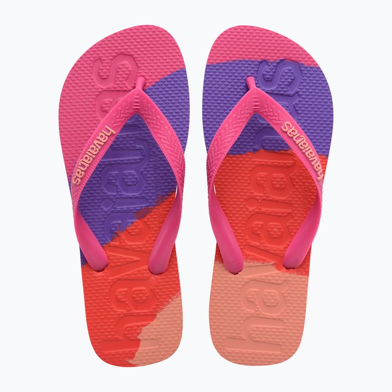 Havaianas Top Logomania Colors II rosa flux flip flops 10