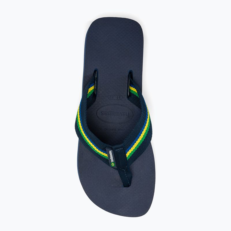 Herren Havaianas Urban Brasil Flip Flops navy blau 5