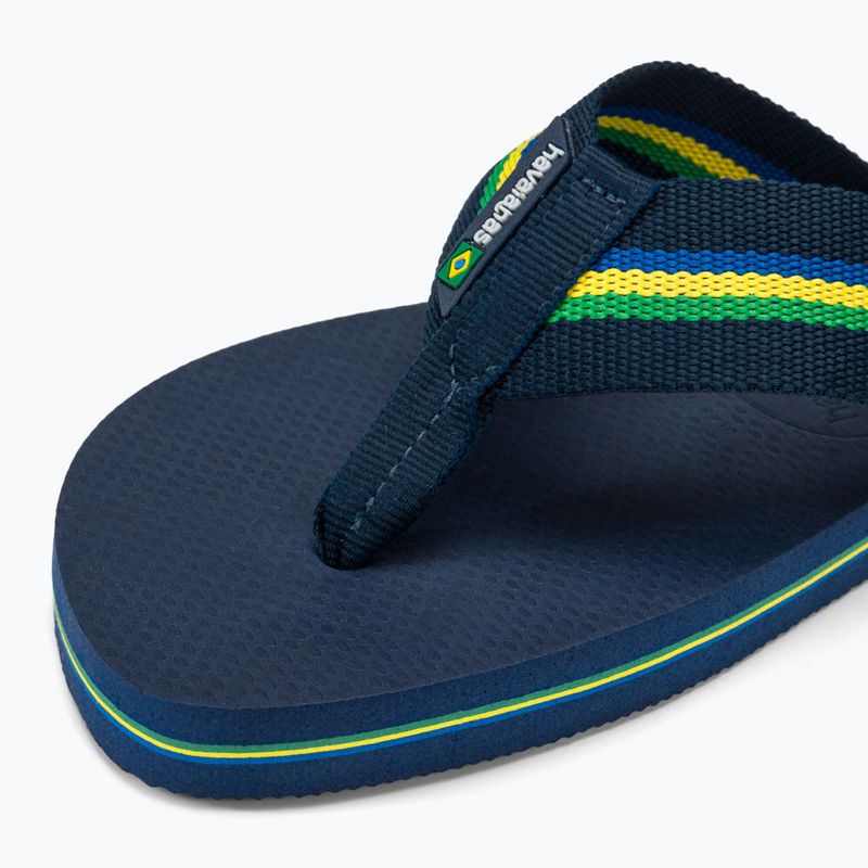 Herren Havaianas Urban Brasil Flip Flops navy blau 7