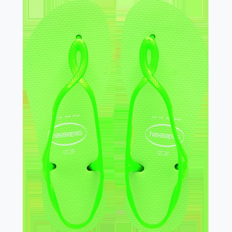 Damen Sandalen Havaianas Luna Neon zitronengrün 12