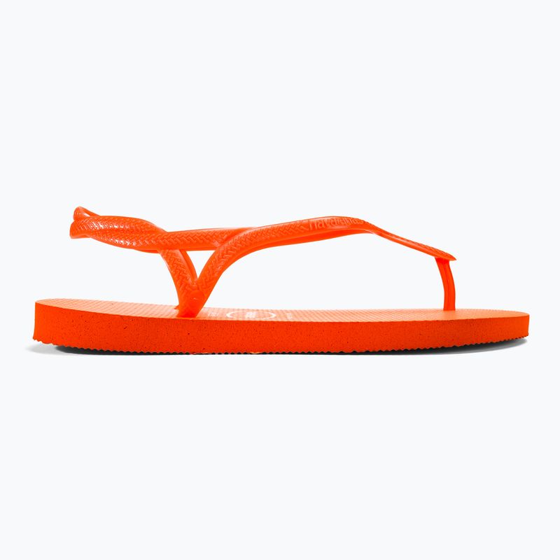 Damen Sandalen Havaianas Luna Neon Sonnenuntergang orange 2