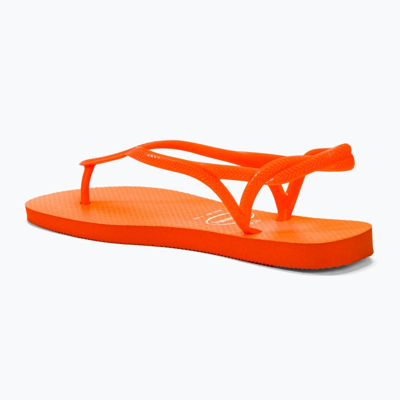 Damen Sandalen Havaianas Luna Neon Sonnenuntergang orange 3