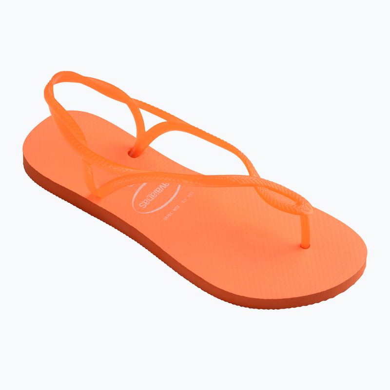 Damen Sandalen Havaianas Luna Neon Sonnenuntergang orange 8