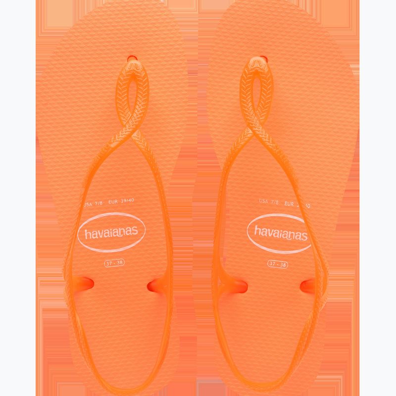 Damen Sandalen Havaianas Luna Neon Sonnenuntergang orange 12