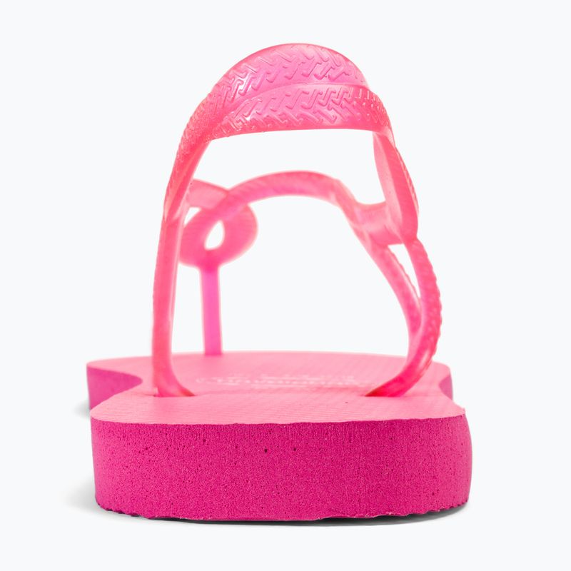 Havaianas Luna Damen Neon rosa flux Sandalen 6