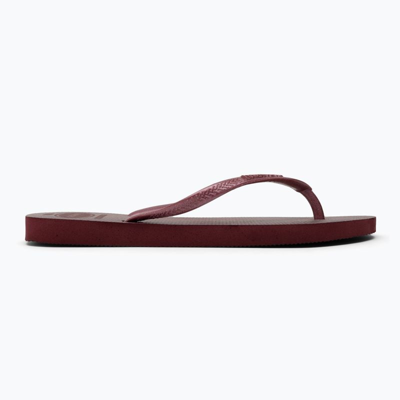 Damen Havaianas Slim Gloss amaranth Flip Flops 2
