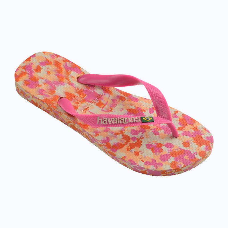 Havaianas Brasil Tech II rosa flux flip flops 8