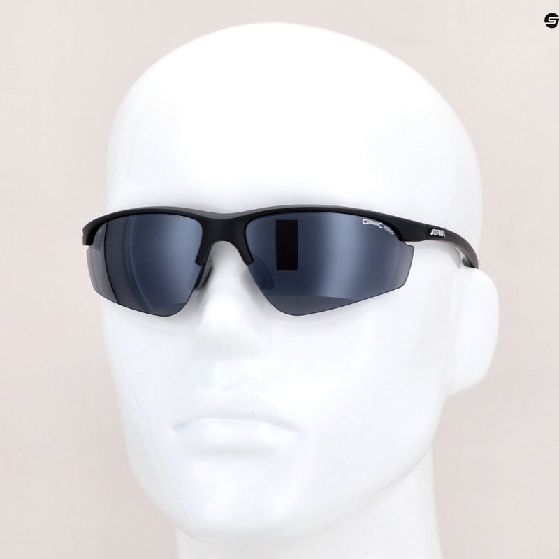 Fahrradbrille Alpina Tri-Effect 2.1 black matte/black mirror/clear/orange mirr 7