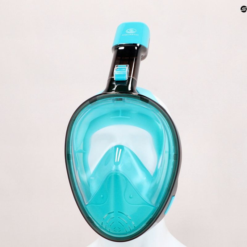 Vollgesichtsmaske zum Schnorcheln AQUASTIC blau SMA-01SN 13