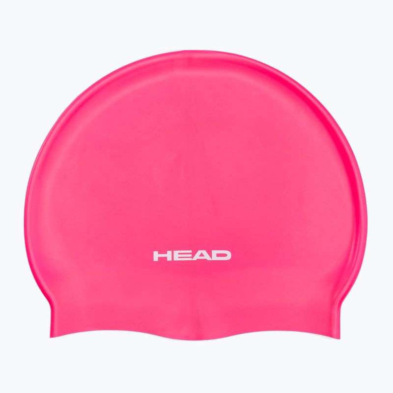 Badekappe Kinder HEAD Silicone Flat FUCS rosa