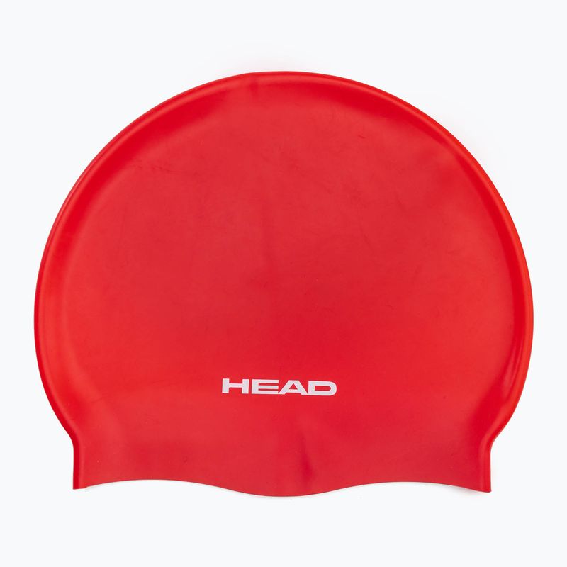 Badekappe Kinder HEAD Silicone Flat RD rot 4556